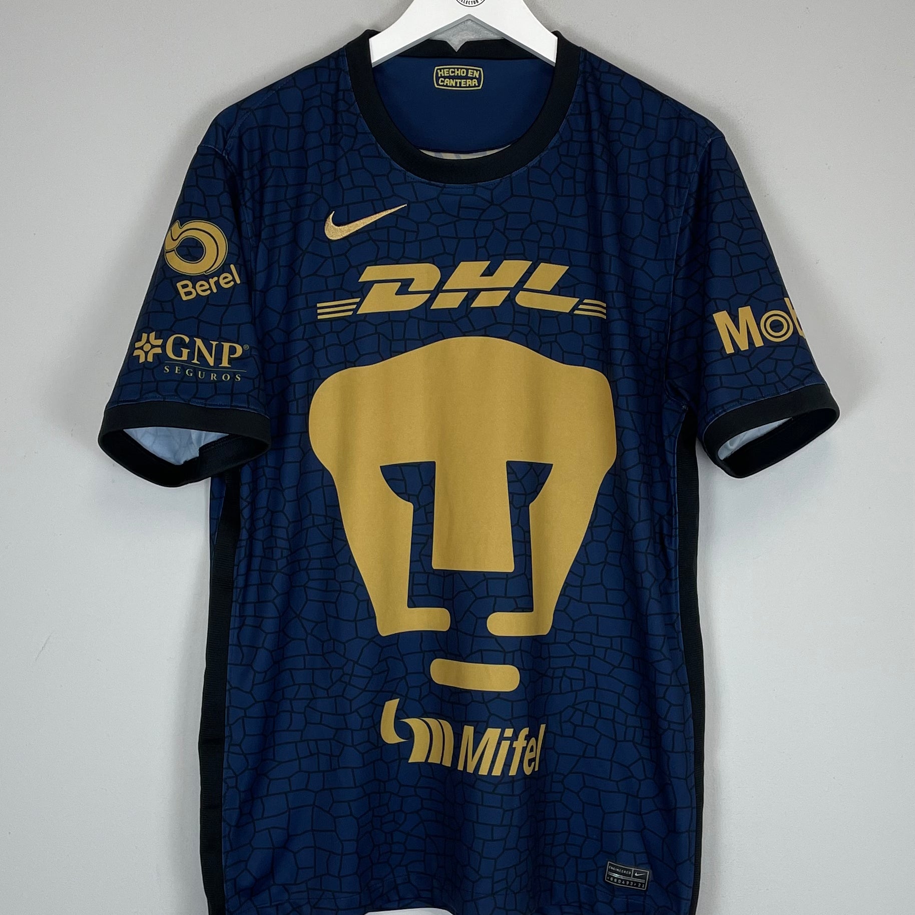 Shop 2021/22 UNAM PUMAS AWAY SHIRT (L) NIKE, classic football shirts, vintage football shirts & retro soccer jerseys at Cult Kits