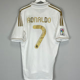 2011/12 REAL MADRID RONALDO #7 HOME SHIRT (L) ADIDAS