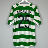 2005/07 CELTIC NAKAMURA #25 HOME SHIRT (L) NIKE