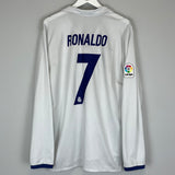 2016/17 REAL MADRID RONALDO #7 L/S HOME SHIRT (XL) ADIDAS