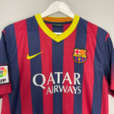 Shop 2013/14 BARCELONA MESSI #10 HOME SHIRT (L) NIKE, classic football shirts, vintage football shirts & retro soccer jerseys at Cult Kits