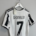 Shop 2020/21 JUVENTUS RONALDO #7 *BNWT* HOME SHIRT (L) ADIDAS, classic football shirts, vintage football shirts & retro soccer jerseys at Cult Kits