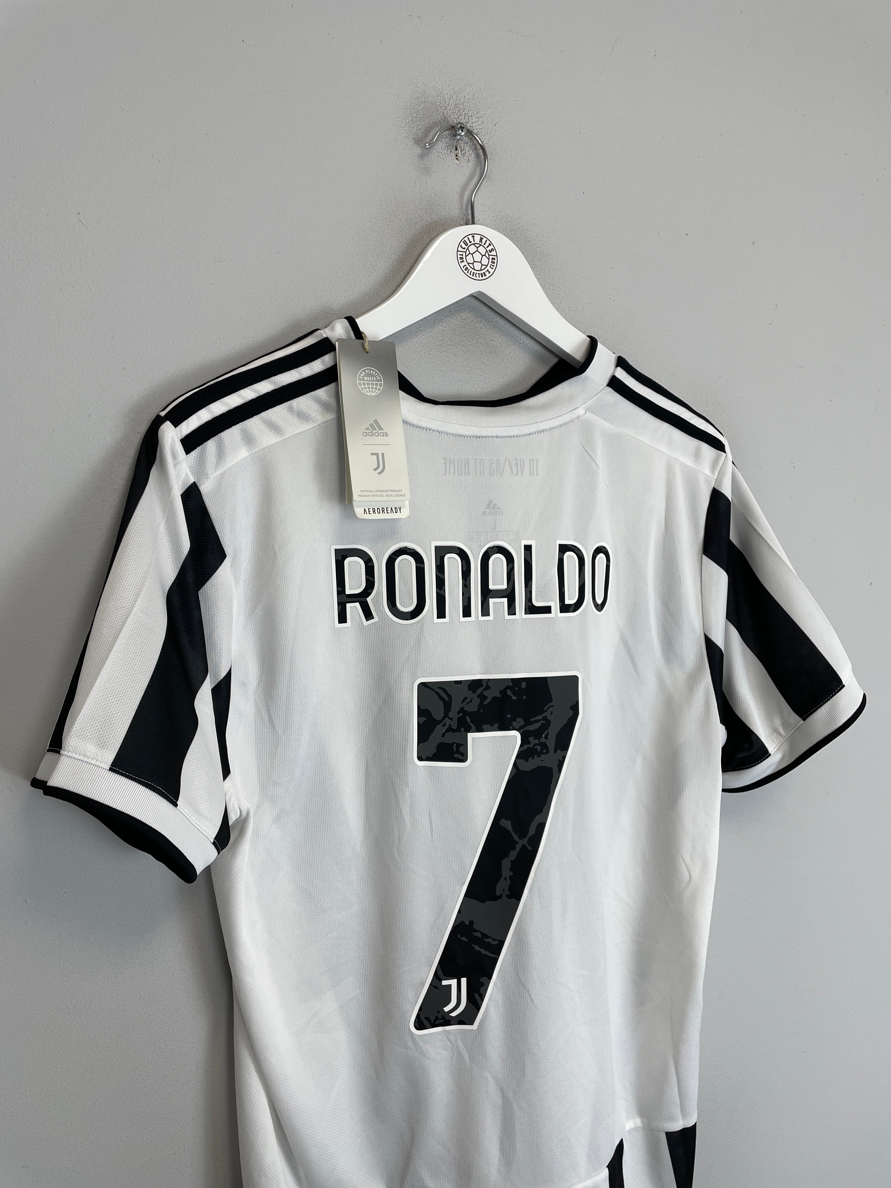 Shop 2020/21 JUVENTUS RONALDO #7 *BNWT* HOME SHIRT (L) ADIDAS, classic football shirts, vintage football shirts & retro soccer jerseys at Cult Kits