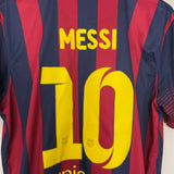 Shop 2013/14 BARCELONA MESSI #10 HOME SHIRT (L) NIKE, classic football shirts, vintage football shirts & retro soccer jerseys at Cult Kits