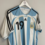 Shop 2006/07 ARGENTINA MESSI #19 HOME SHIRT (S) ADIDAS, classic football shirts, vintage football shirts & retro soccer jerseys at Cult Kits