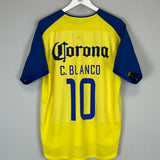 2003/04 CLUB AMERICA C.BLANCO #10 HOME SHIRT (L) NIKE