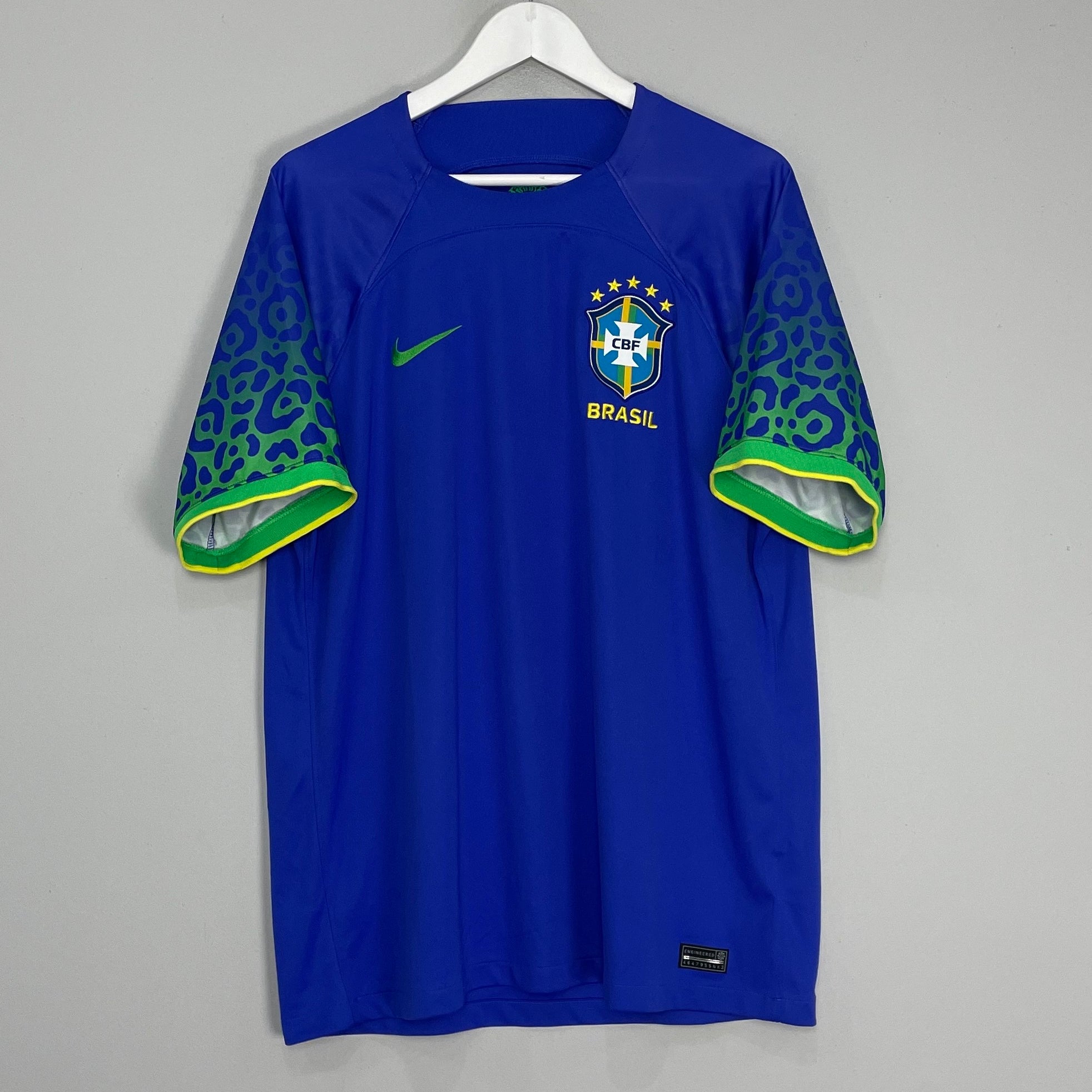 Shop 2022/23 BRAZIL AWAY SHIRT (XL) NIKE, classic football shirts, vintage football shirts & retro soccer jerseys at Cult Kits