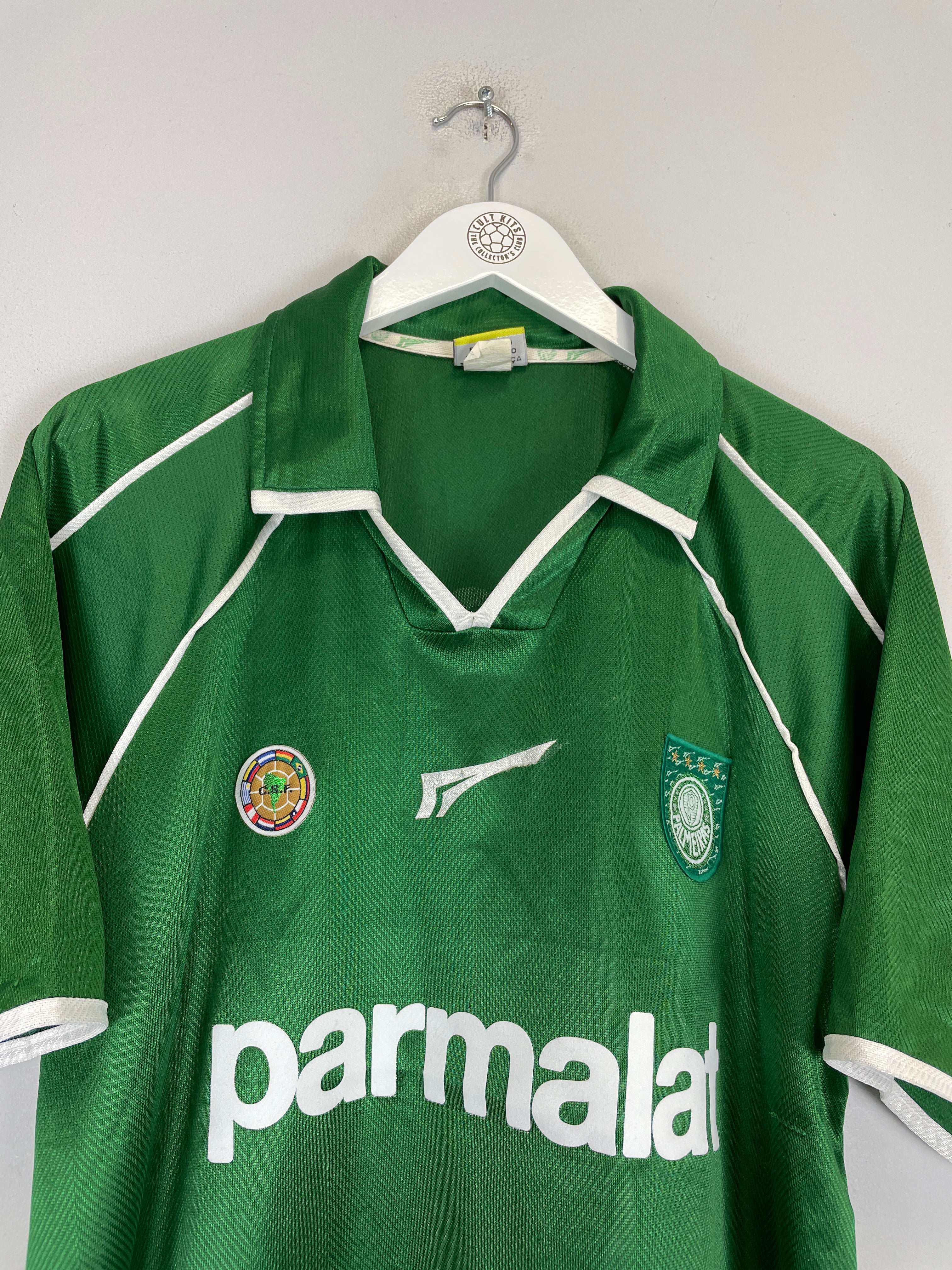 Shop 2000/01 PALMEIRAS HOME SHIRT (L) RHUMMEL, classic football shirts, vintage football shirts & retro soccer jerseys at Cult Kits