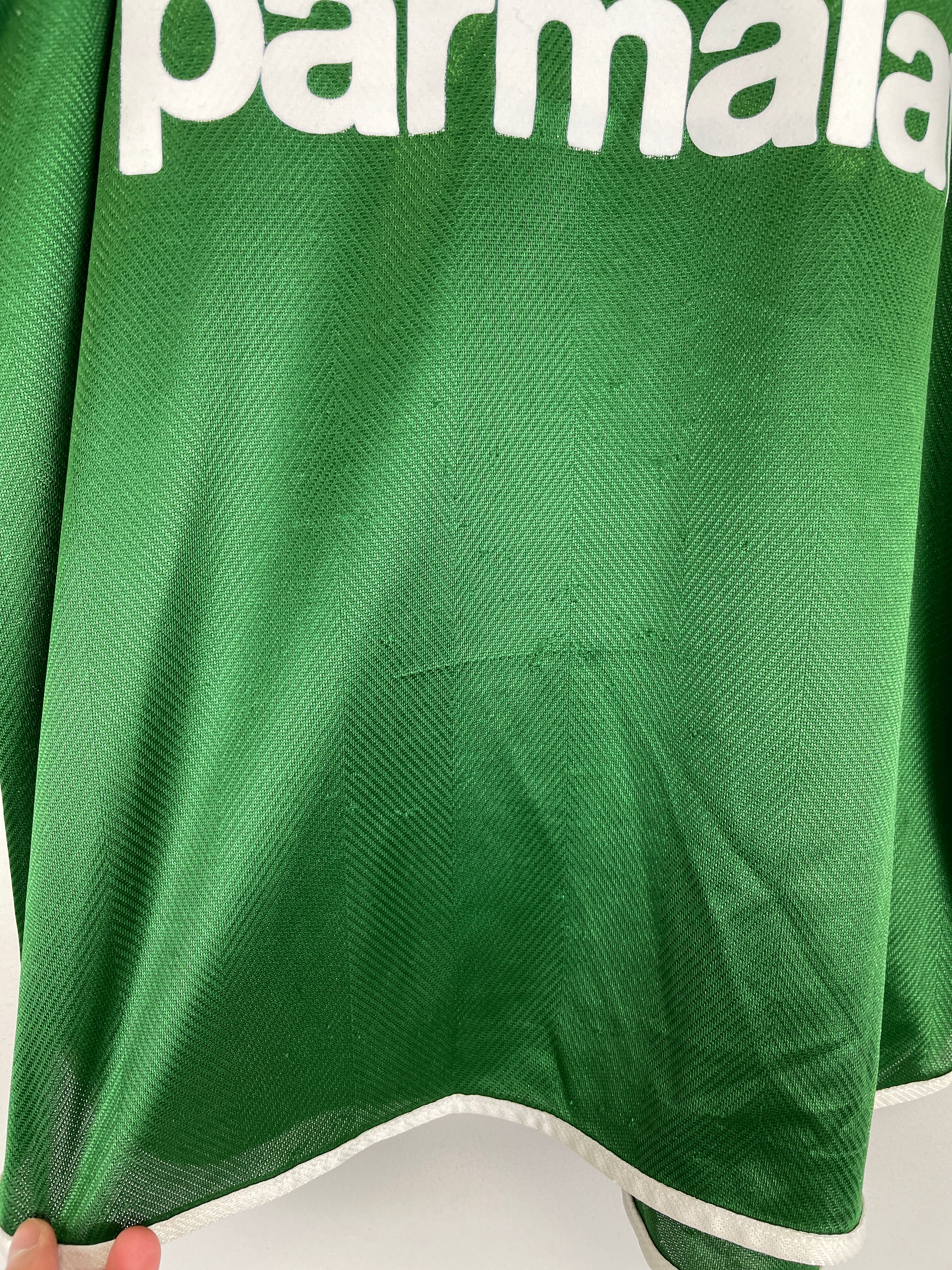 Shop 2000/01 PALMEIRAS HOME SHIRT (L) RHUMMEL, classic football shirts, vintage football shirts & retro soccer jerseys at Cult Kits