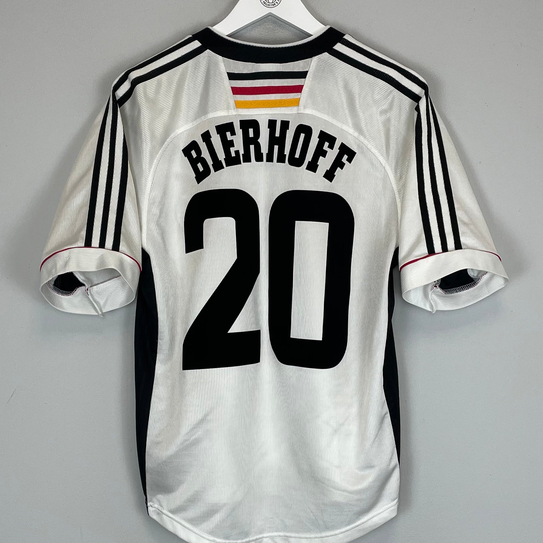 Shop 1998/00 GERMANY BIERHOFF #20 HOME SHIRT (S) ADIDAS, classic football shirts, vintage football shirts & retro soccer jerseys at Cult Kits
