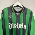 Shop 1995/96 MONCHENGLADBACH L/S AWAY SHIRT (L) REEBOK, classic football shirts, vintage football shirts & retro soccer jerseys at Cult Kits