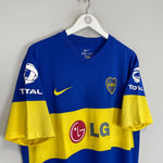 Shop 2011/12 BOCA JUNIORS HOME SHIRT (XL) NIKE, classic football shirts, vintage football shirts & retro soccer jerseys at Cult Kits