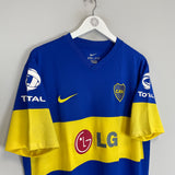 Shop 2011/12 BOCA JUNIORS HOME SHIRT (XL) NIKE, classic football shirts, vintage football shirts & retro soccer jerseys at Cult Kits