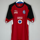 2005/06 CRUZ AZUL AWAY SHIRT (XL) UMBRO
