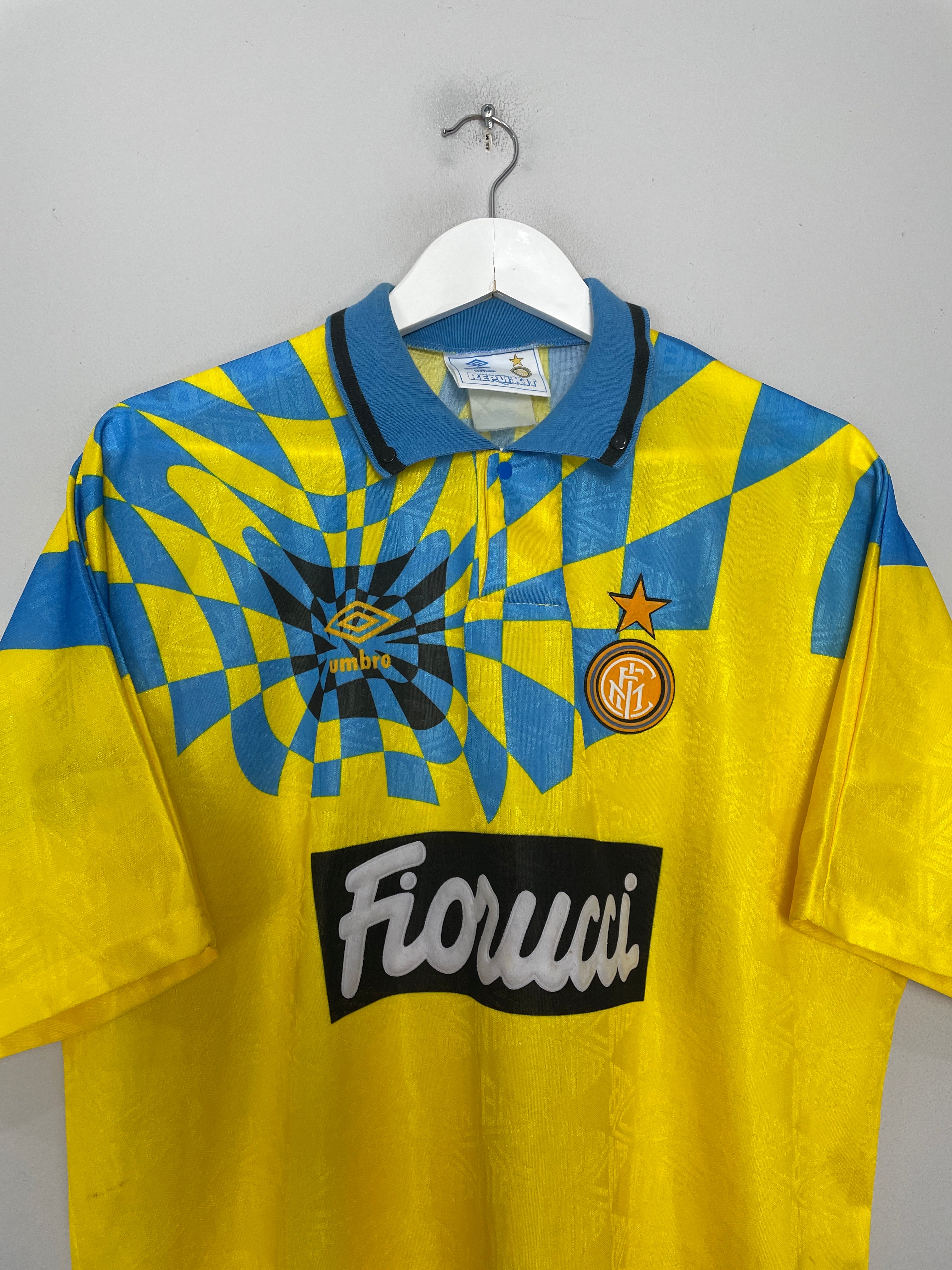 Shop 1992/94 INTER MILAN THIRD SHIRT (L) UMBRO, classic football shirts, vintage football shirts & retro soccer jerseys at Cult Kits