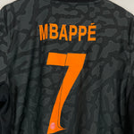 Shop 2023/24 PSG MBAPPE #7 THIRD SHIRT (XL) JORDAN, classic football shirts, vintage football shirts & retro soccer jerseys at Cult Kits