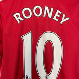 2015/16 MANCHESTER UNITED ROONEY #10 HOME SHIRT (M) ADIDAS