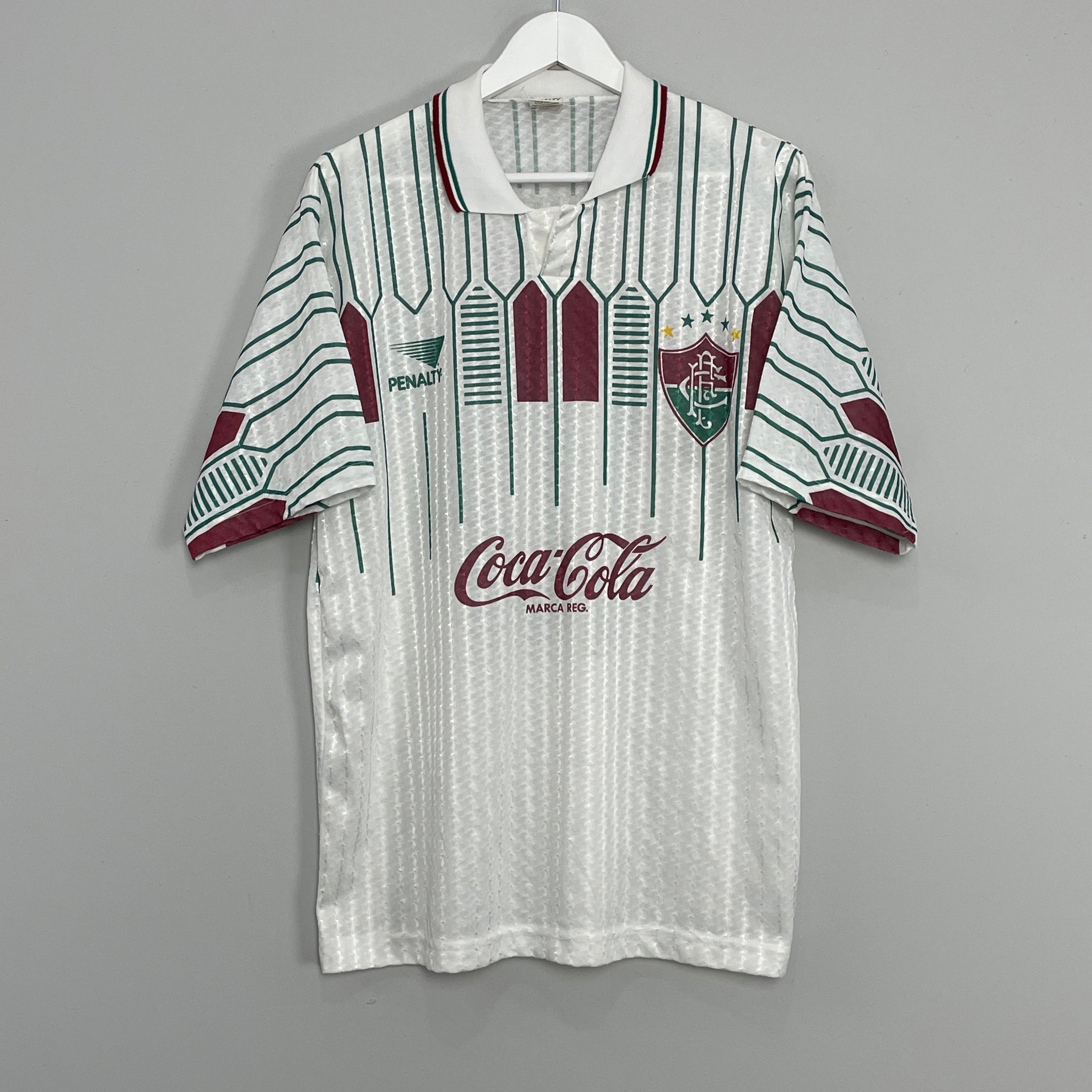 Shop 1993/94 FLUMINENSE #10 AWAY SHIRT (L) PENALTY, classic football shirts, vintage football shirts & retro soccer jerseys at Cult Kits