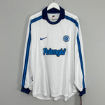 Shop 1998/99 NAPOLI *BNWT* L/S AWAY SHIRT (XL) NIKE, classic football shirts, vintage football shirts & retro soccer jerseys at Cult Kits