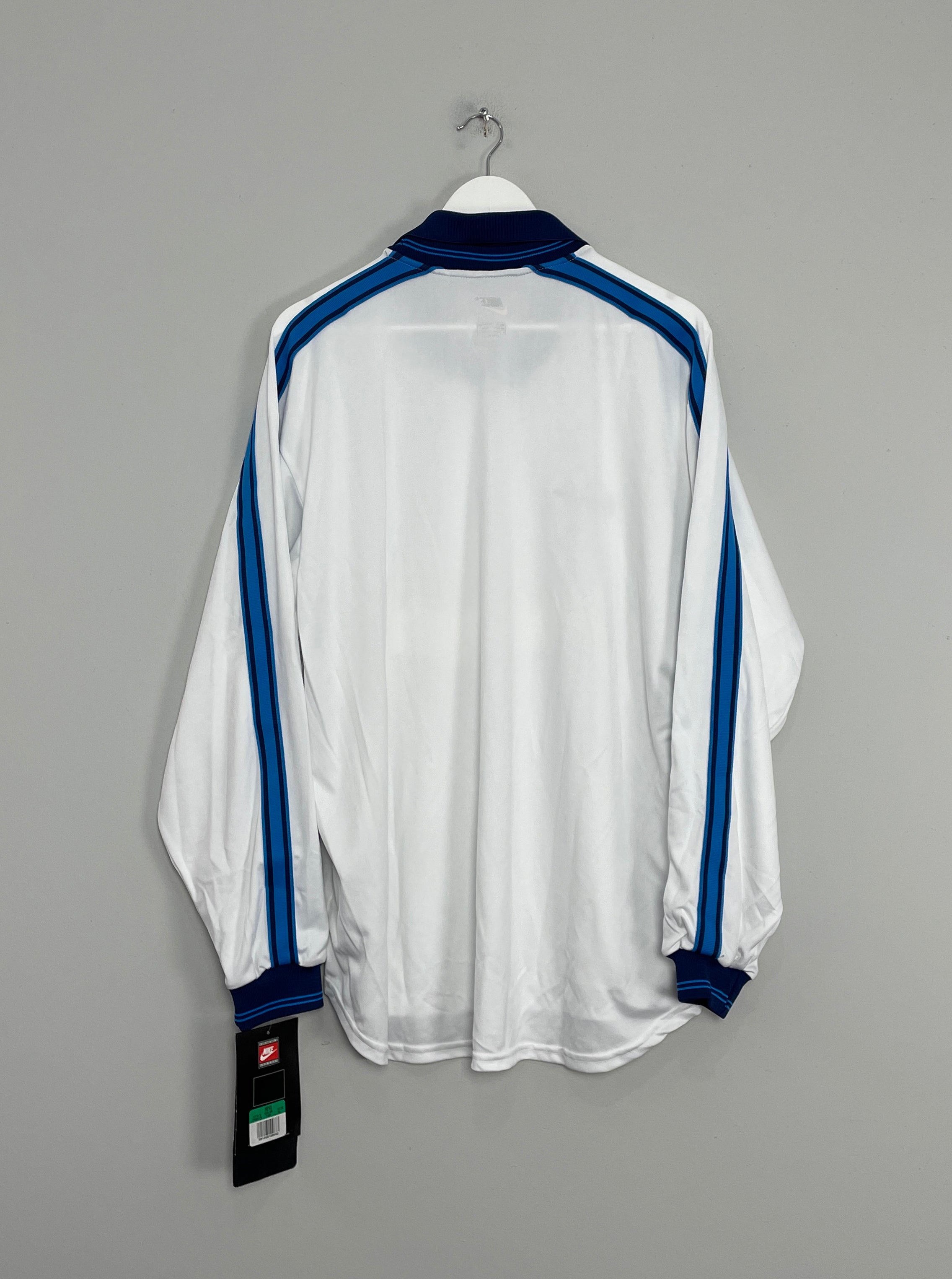 Shop 1998/99 NAPOLI *BNWT* L/S AWAY SHIRT (XL) NIKE, classic football shirts, vintage football shirts & retro soccer jerseys at Cult Kits