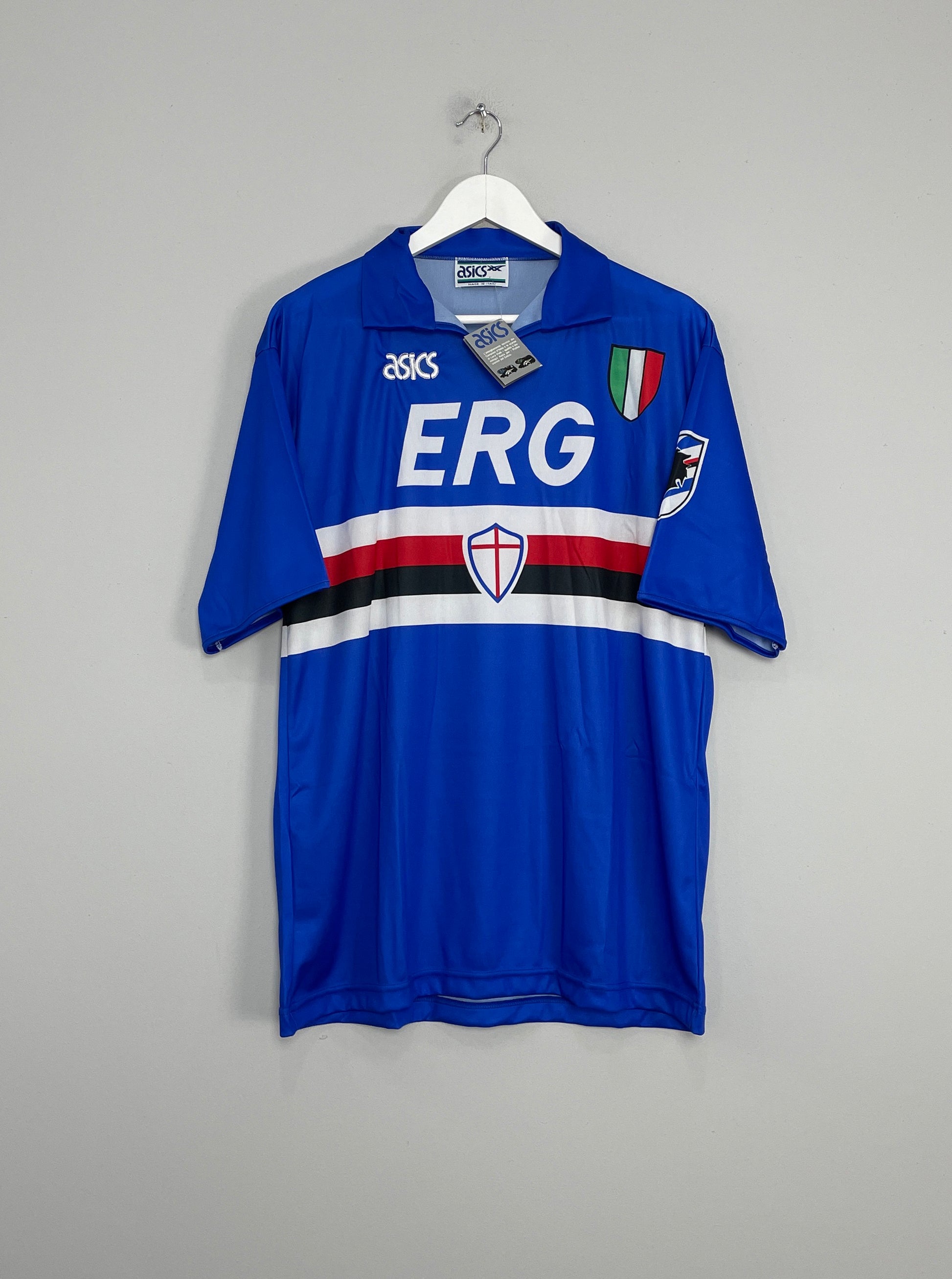 Image of the Sampdoria shirt from the 1991/92 season