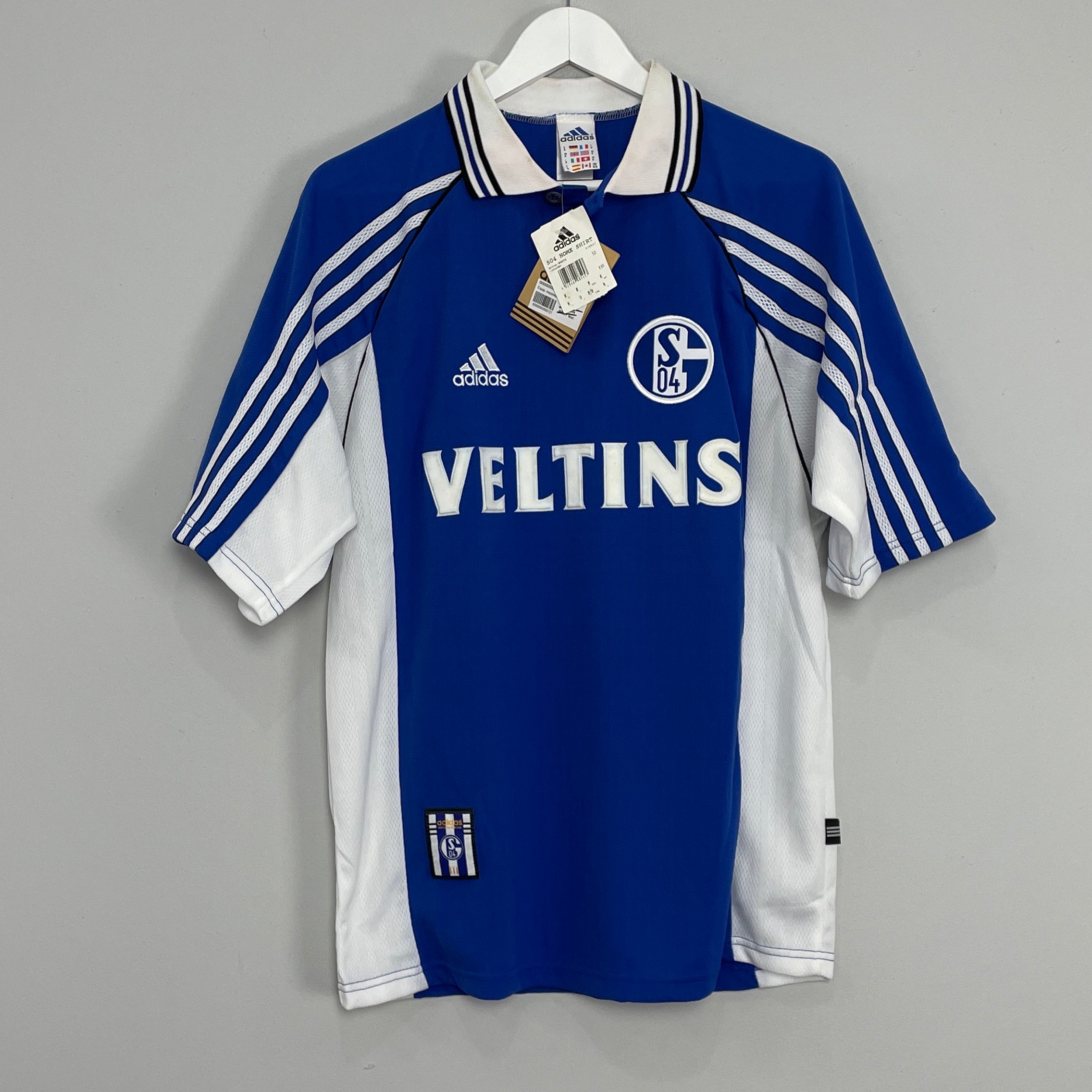 Shop 1998/00 SCHALKE *BNWT* HOME SHIRT (M) ADIDAS, classic football shirts, vintage football shirts & retro soccer jerseys at Cult Kits