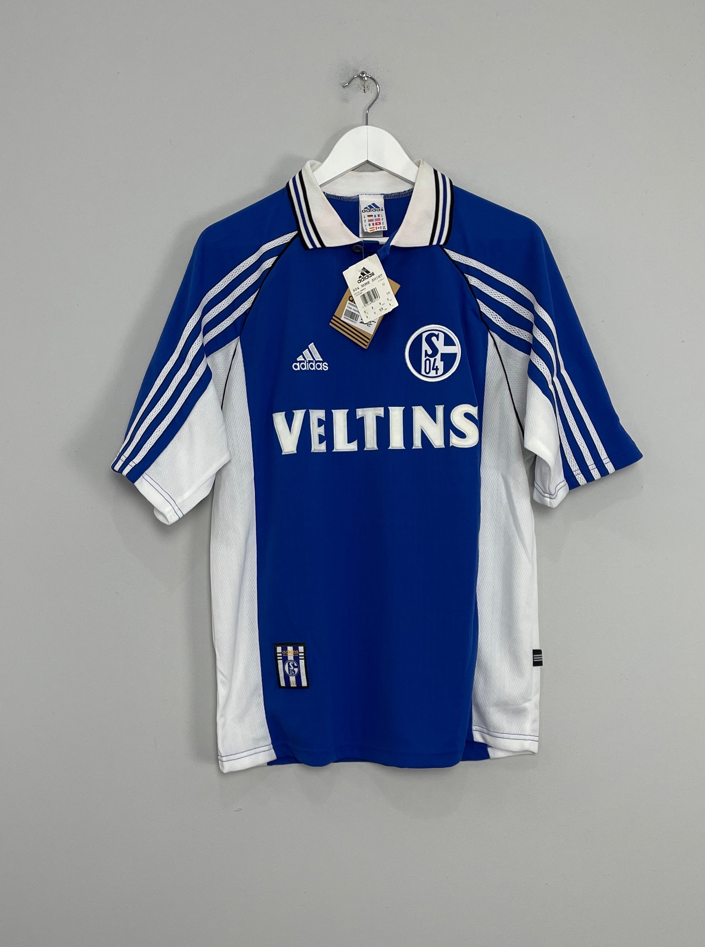Shop 1998/00 SCHALKE *BNWT* HOME SHIRT (M) ADIDAS, classic football shirts, vintage football shirts & retro soccer jerseys at Cult Kits