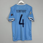 Shop 2013/14 MANCHESTER CITY KOMPANY #4 C/L HOME SHIRT (L) NIKE, classic football shirts, vintage football shirts & retro soccer jerseys at Cult Kits