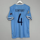 Shop 2013/14 MANCHESTER CITY KOMPANY #4 C/L HOME SHIRT (L) NIKE, classic football shirts, vintage football shirts & retro soccer jerseys at Cult Kits