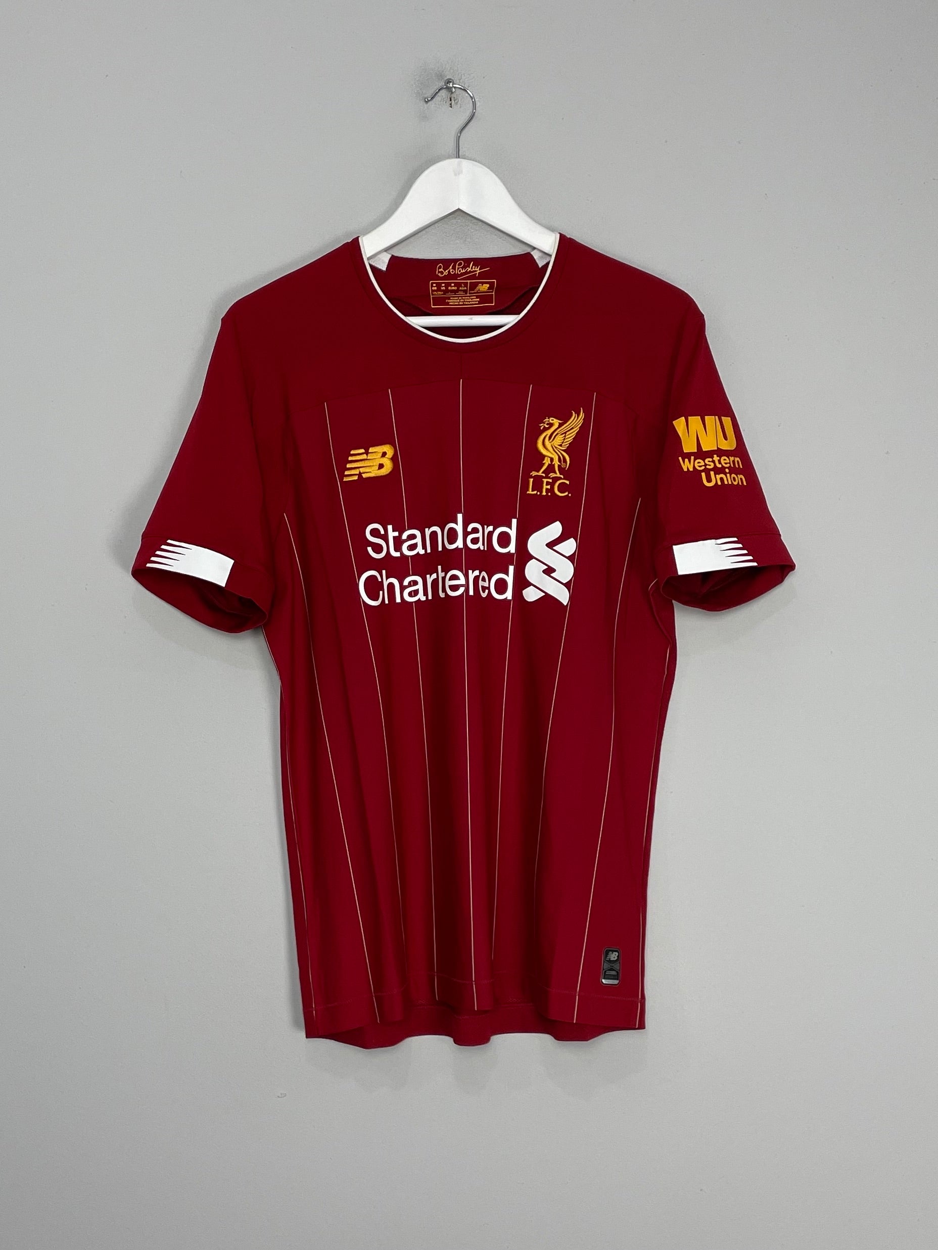 Shop 2019/20 LIVERPOOL M.SALAH #11 HOME SHIRT (M) NEW BALANCE, classic football shirts, vintage football shirts & retro soccer jerseys at Cult Kits