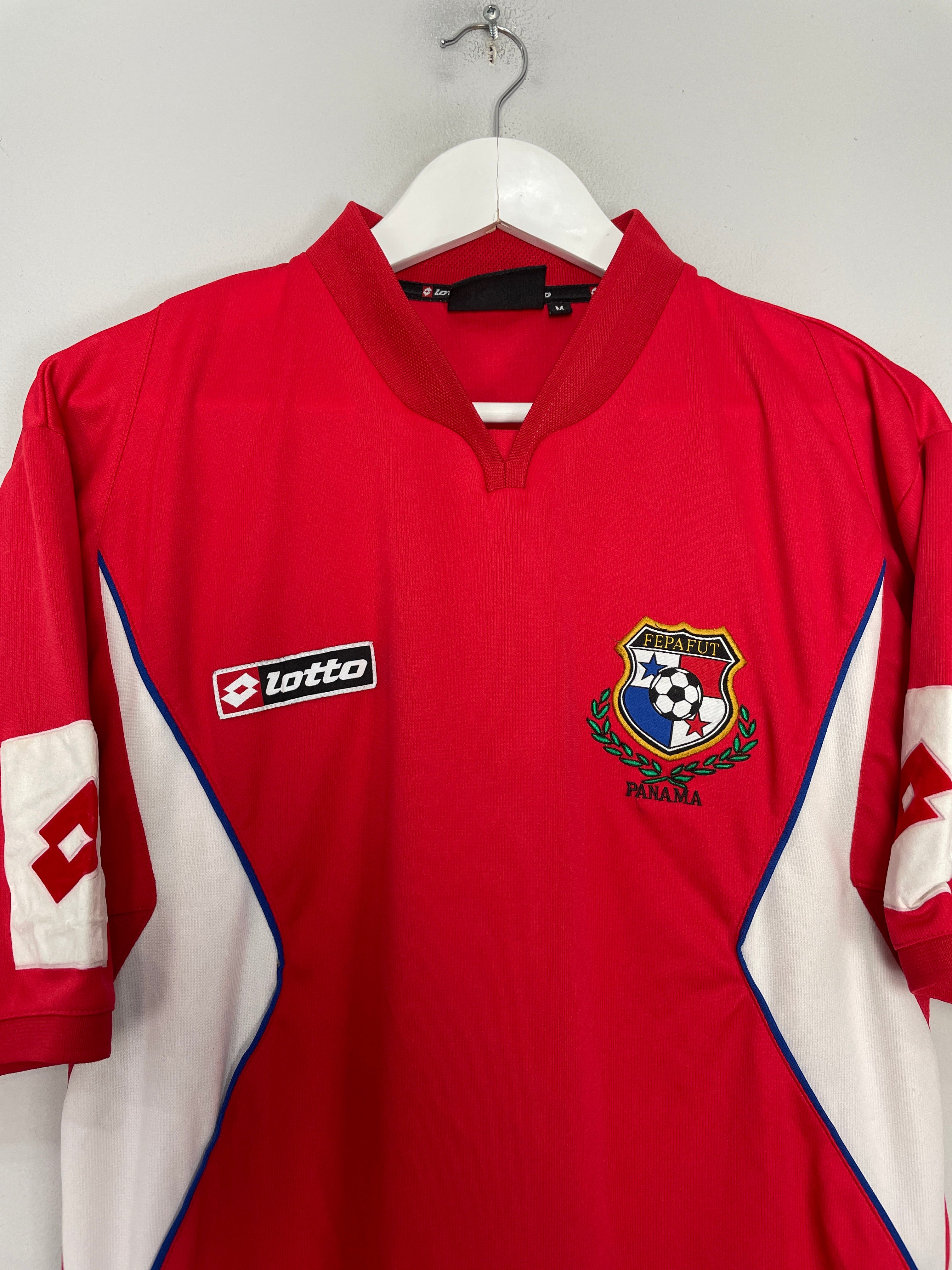 Shop 2003/05 PANAMA HOME SHIRT (M) LOTTO, classic football shirts, vintage football shirts & retro soccer jerseys at Cult Kits