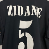 2001/02 REAL MADRID ZIDANE #5 AWAY SHIRT (M) ADIDAS