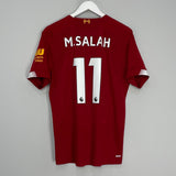 Shop 2019/20 LIVERPOOL M.SALAH #11 HOME SHIRT (M) NEW BALANCE, classic football shirts, vintage football shirts & retro soccer jerseys at Cult Kits