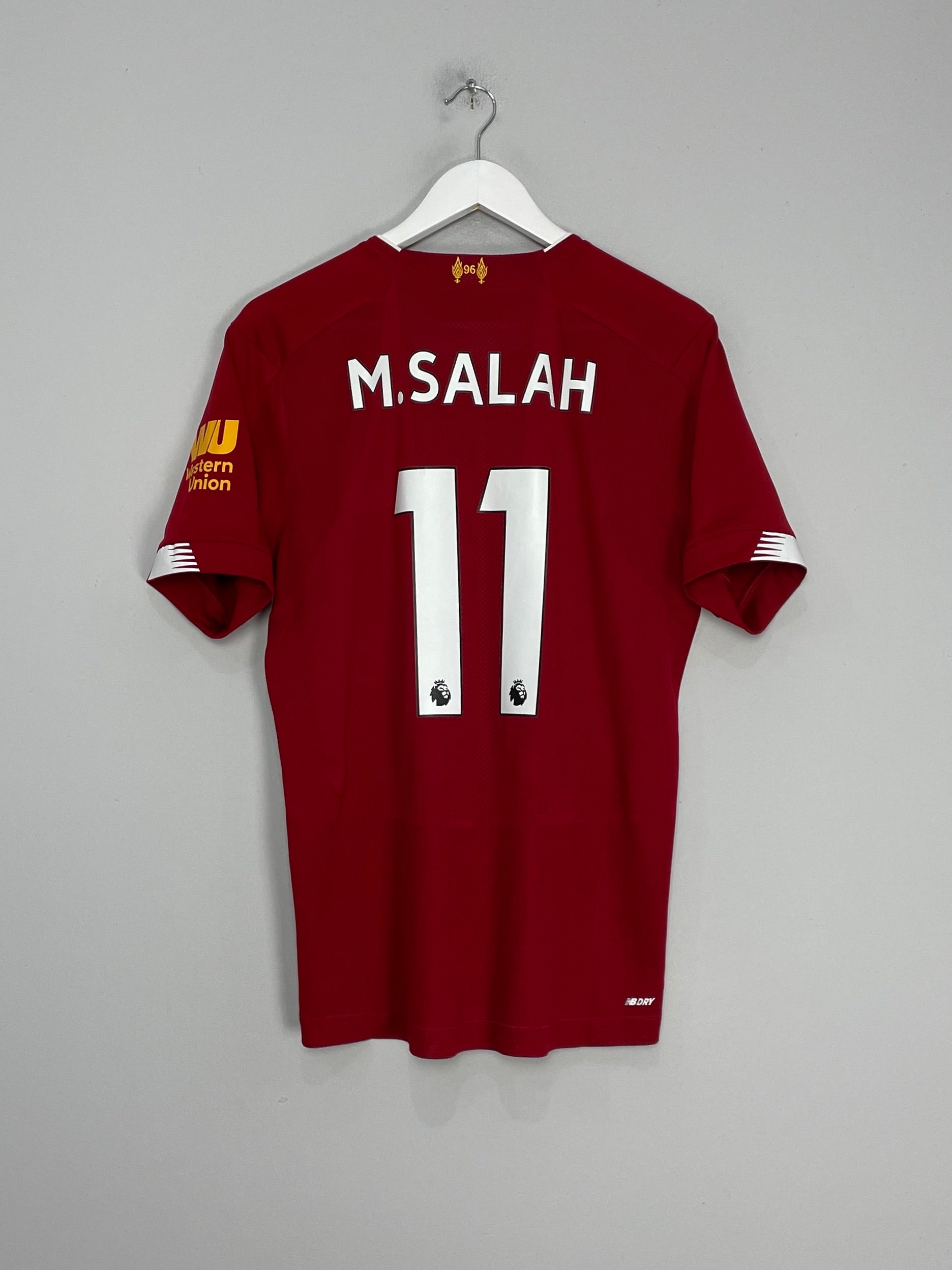 Shop 2019/20 LIVERPOOL M.SALAH #11 HOME SHIRT (M) NEW BALANCE, classic football shirts, vintage football shirts & retro soccer jerseys at Cult Kits