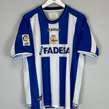 2002/03 DEPORTIVO LA CORUNA VALERON #21 HOME SHIRT (L) JOMA