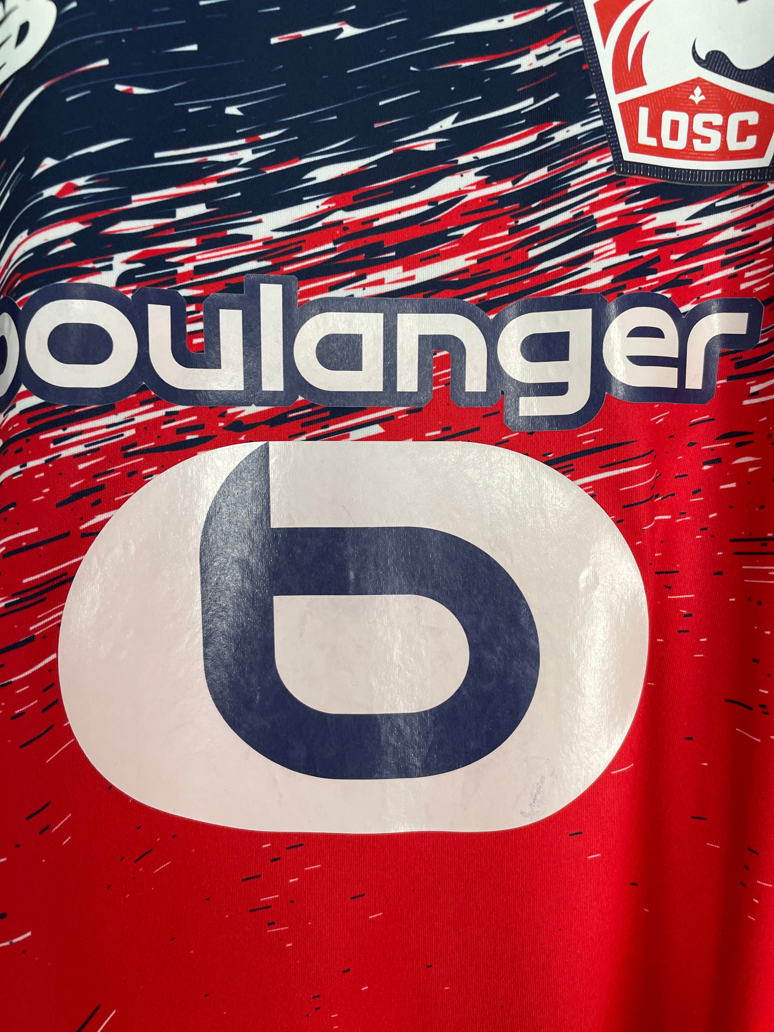 Shop 2019/20 LILLE OSIMHEN #7 HOME SHIRT (L) NEW BALANCE, classic football shirts, vintage football shirts & retro soccer jerseys at Cult Kits
