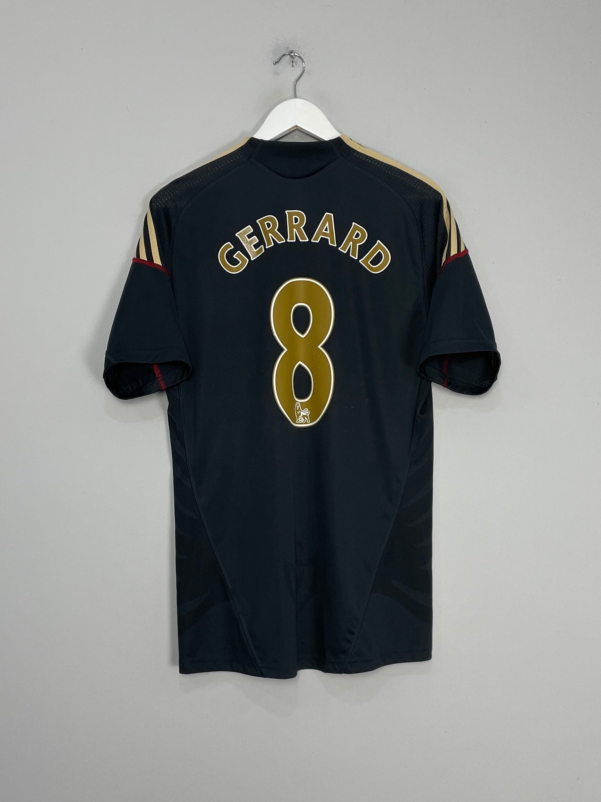 2009/10 LIVERPOOL GERRARD #8 AWAY SHIRT (M) ADIDAS