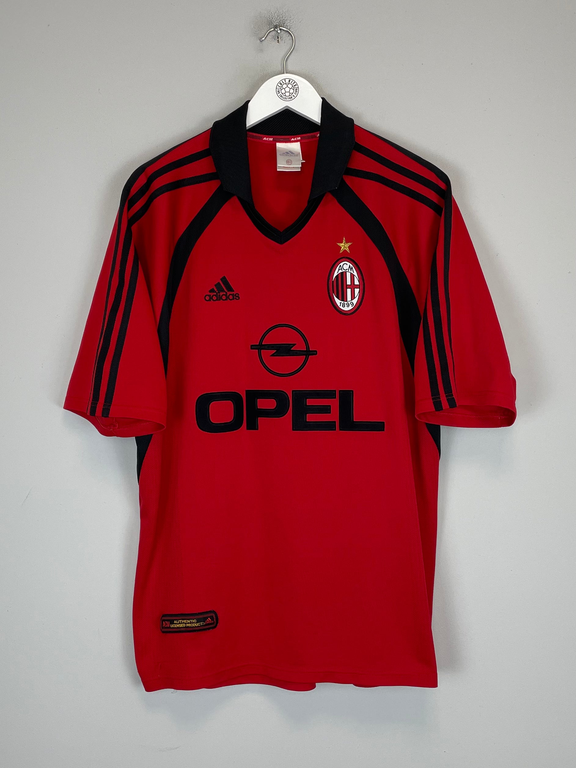 Shop 2001/02 AC MILAN MALDINI #3 THIRD SHIRT (XL) ADIDAS, classic football shirts, vintage football shirts & retro soccer jerseys at Cult Kits