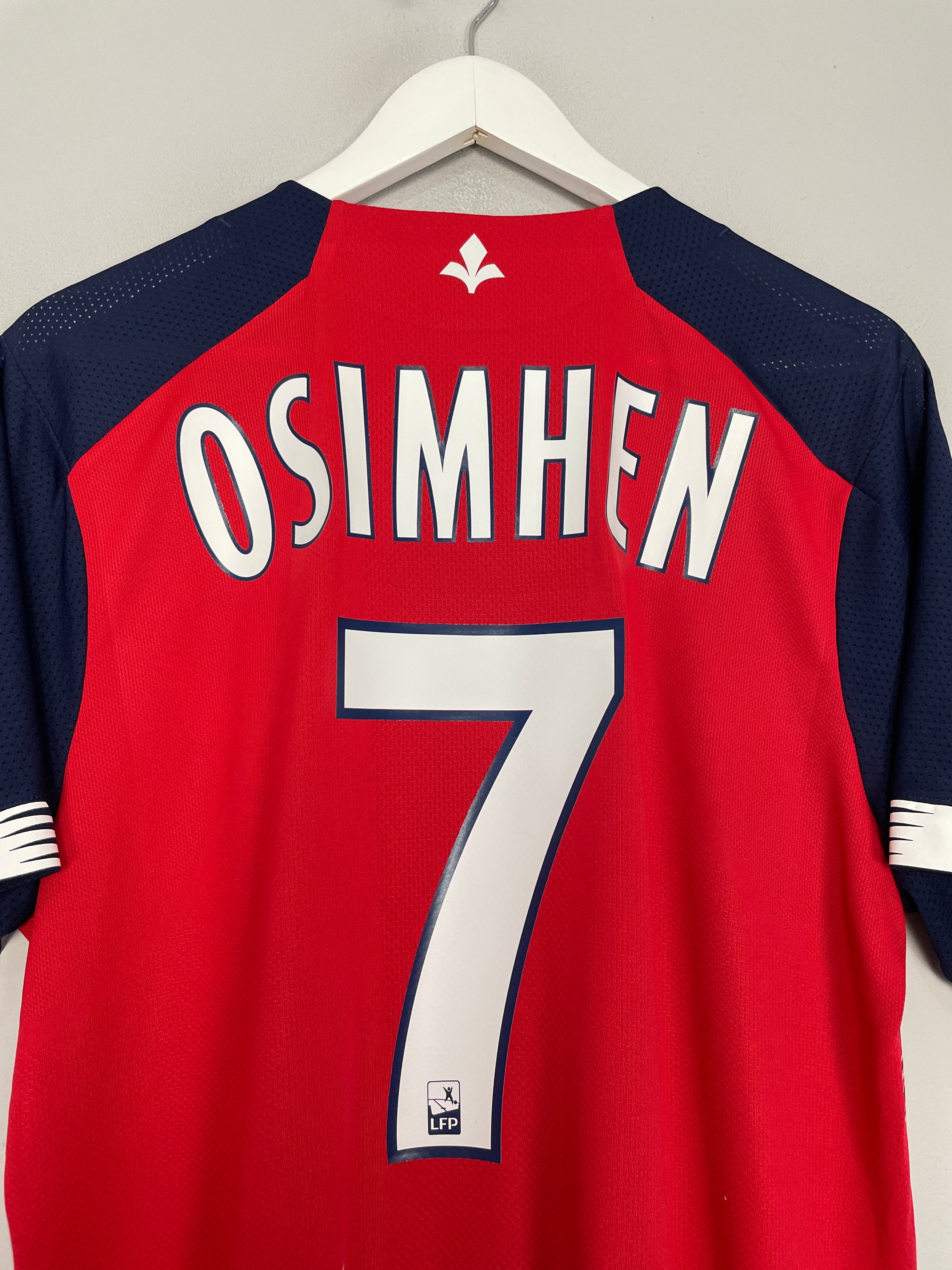 Shop 2019/20 LILLE OSIMHEN #7 HOME SHIRT (L) NEW BALANCE, classic football shirts, vintage football shirts & retro soccer jerseys at Cult Kits
