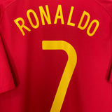 Shop 2008/10 PORTUGAL RONALDO #7 HOME SHIRT (L) NIKE, classic football shirts, vintage football shirts & retro soccer jerseys at Cult Kits