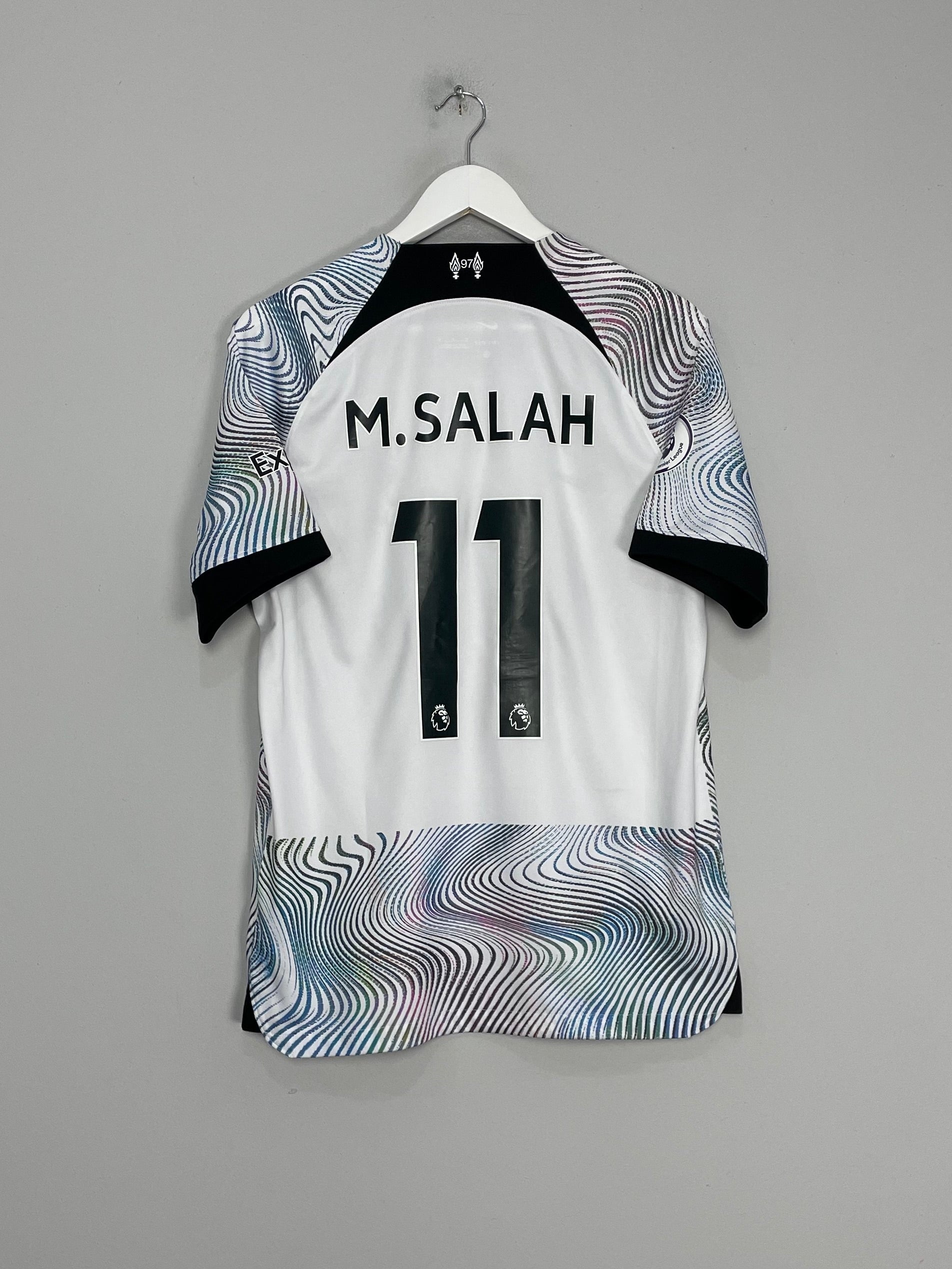 Shop 2022/23 LIVERPOOL M.SALAH #11 AWAY SHIRT (M) NIKE, classic football shirts, vintage football shirts & retro soccer jerseys at Cult Kits