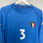 Shop 2000/01 ITALY MALDINI #3 HOME SHIRT (M) KAPPA, classic football shirts, vintage football shirts & retro soccer jerseys at Cult Kits