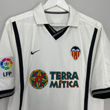 Shop 2000/01 VALENCIA AIMAR #22 HOME SHIRT (M) NIKE, classic football shirts, vintage football shirts & retro soccer jerseys at Cult Kits