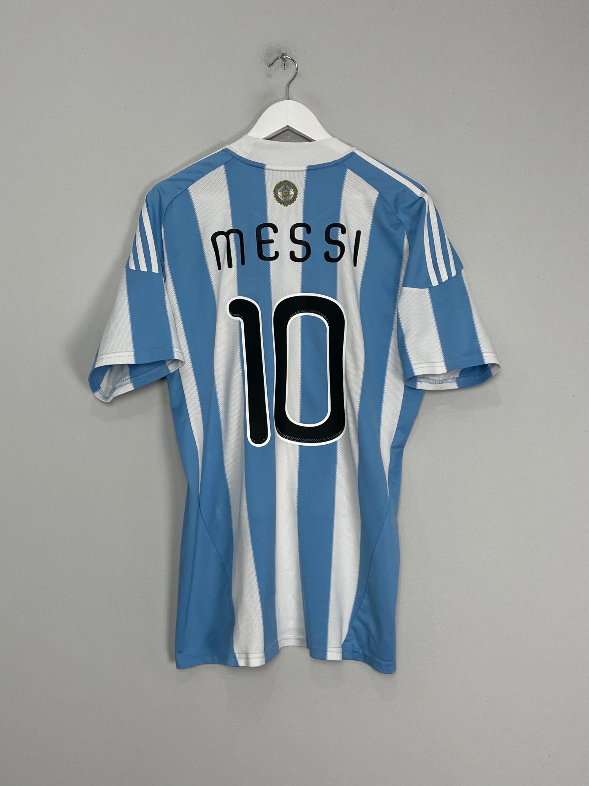 Shop 2010/11 ARGENTINA MESSI #10 HOME SHIRT (L) ADIDAS, classic football shirts, vintage football shirts & retro soccer jerseys at Cult Kits