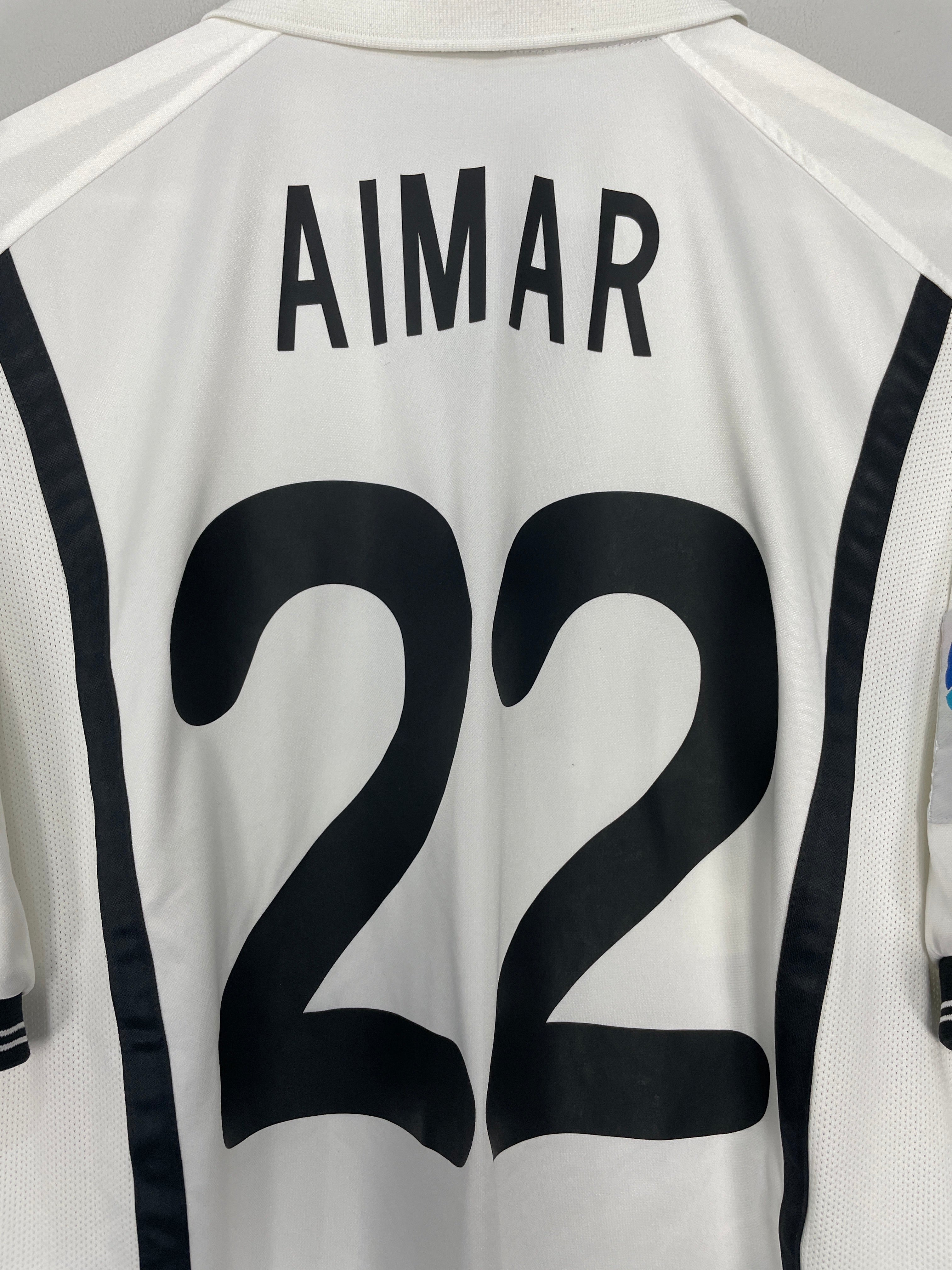 Shop 2000/01 VALENCIA AIMAR #22 HOME SHIRT (M) NIKE, classic football shirts, vintage football shirts & retro soccer jerseys at Cult Kits