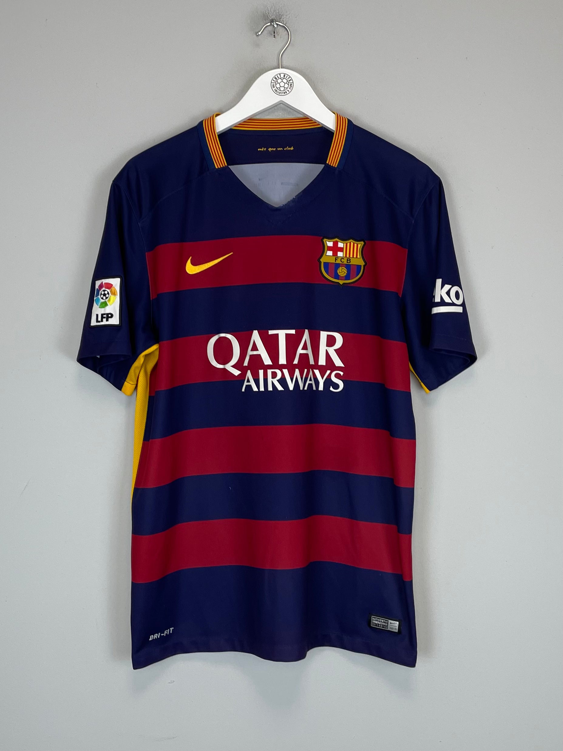 Shop 2015/16 BARCELONA NEYMAR JR #11 HOME SHIRT (L) NIKE, classic football shirts, vintage football shirts & retro soccer jerseys at Cult Kits