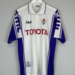 Shop 1999/00 FIORENTINA BATISTUTA #9 AWAY SHIRT (XL) FILA, classic football shirts, vintage football shirts & retro soccer jerseys at Cult Kits