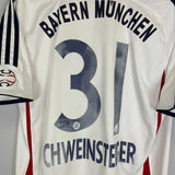 Shop 2006/07 BAYERN MUNICH SCHWEINSTEIGER #31 AWAY SHIRT (M) ADIDAS, classic football shirts, vintage football shirts & retro soccer jerseys at Cult Kits