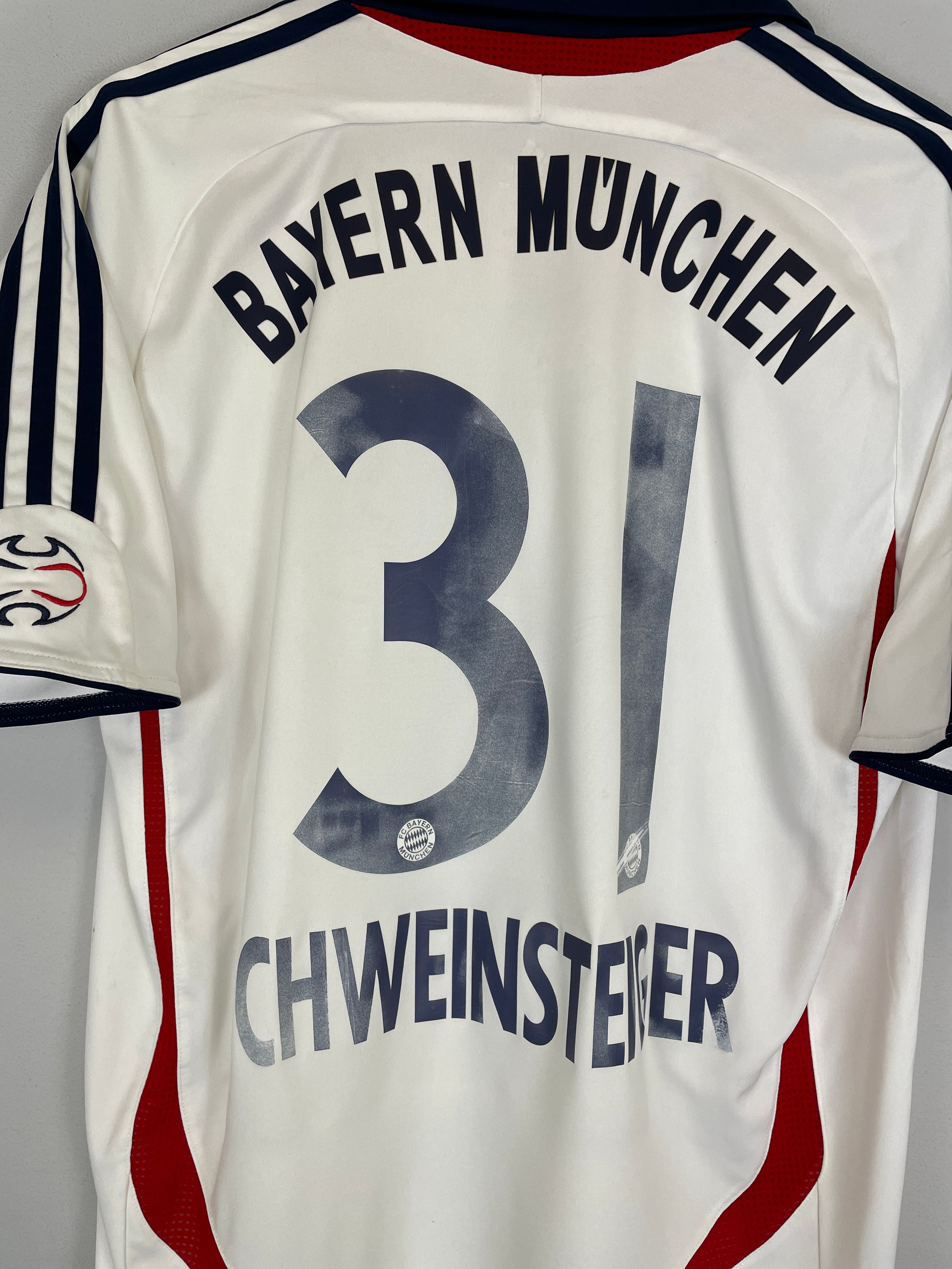 Shop 2006/07 BAYERN MUNICH SCHWEINSTEIGER #31 AWAY SHIRT (M) ADIDAS, classic football shirts, vintage football shirts & retro soccer jerseys at Cult Kits