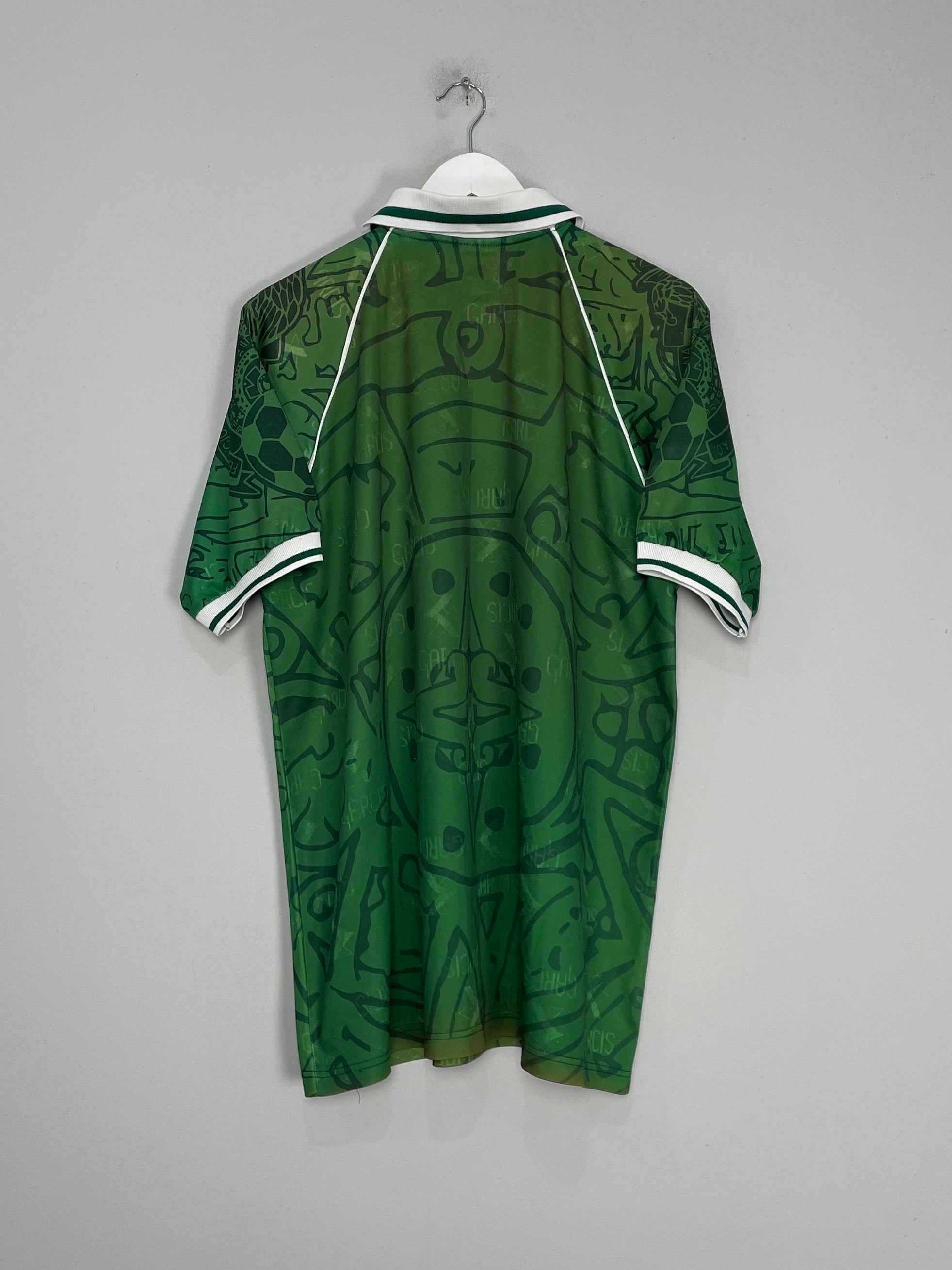 Shop 1999 MEXICO HOME SHIRT (XL) GARCIS, classic football shirts, vintage football shirts & retro soccer jerseys at Cult Kits